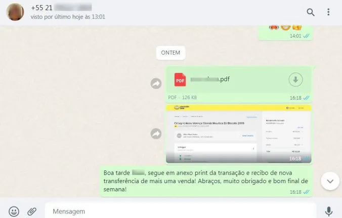 Pagamos no dia da liberação e você recebe o recibo e print da transação Pagamos no dia da liberação e você recebe o recibo e print da transação